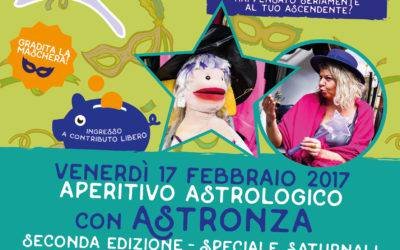 Venerdì 17: vieni all’aperitivo astrologico con Astronza, speciale Saturnali!